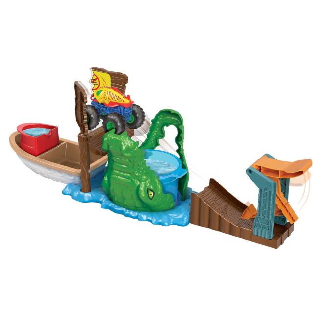HOT WHEELS MONSTER TRUCK COLOR SHIFTERS ATACUL CROCODILULUI VIVMTHGV14