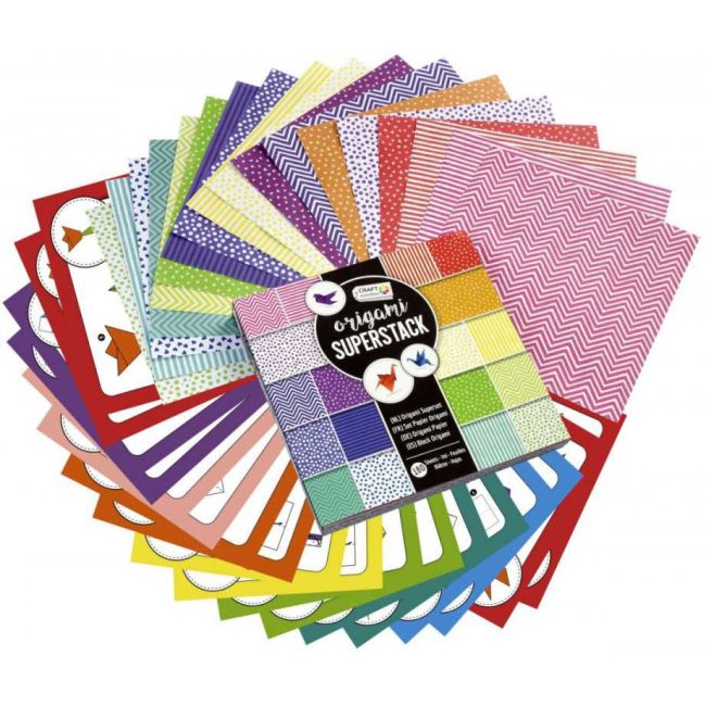Set Origami 180 foi 15x15 cm Grafix GRCR0717-19GE BBJGRCR0717-19GE_Initiala