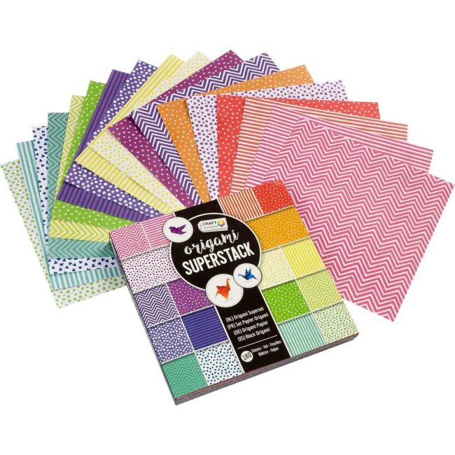 Set Origami 180 foi 15x15 cm Grafix GRCR0717-19GE BBJGRCR0717-19GE_Initiala