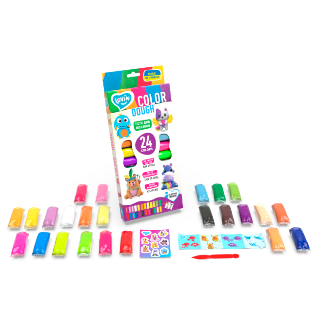 Set plastilina Lovin 24pcs*15gr - Shine&amp;Aroma KRTOK41184