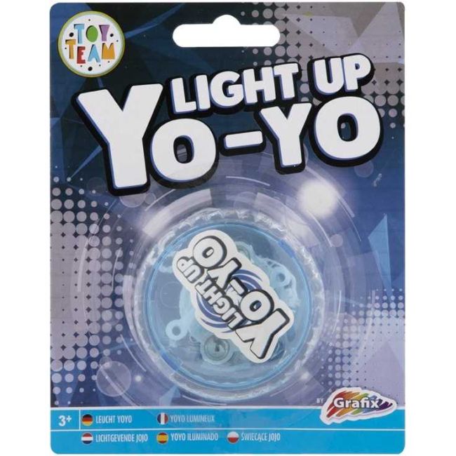 Yo-Yo cu lumini diametru 6.2 cm Grafix GR550001 BBJGR550001_Albastru