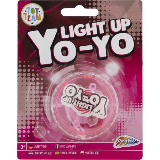 Yo-Yo cu lumini diametru 6.2 cm Grafix GR550001 BBJGR550001_Roz
