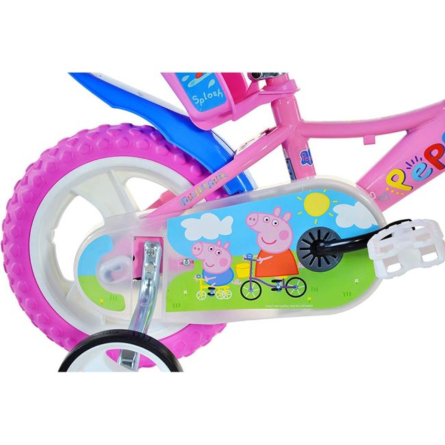 Bicicleta copii dino bikes 12' peppa pig hubdb-124rl-pgs