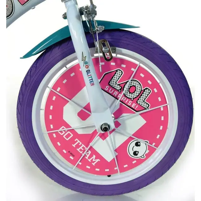 Bicicleta copii dino bikes 14' lol hubdb-614g-lol