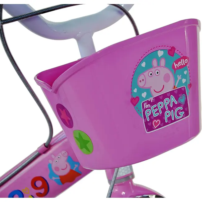 Bicicleta copii dino bikes 14' peppa pig hubdb-144r-pgs
