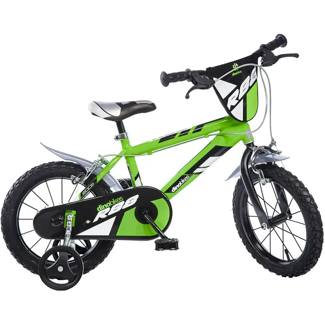Bicicleta copii dino bikes 16' r88 verde hubdb-416u-r88-gr