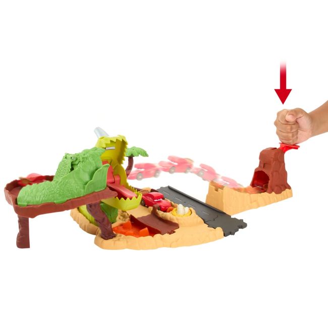 CARS SET DE JOACA DINO SI MASINUTA CAVE FULGER MCQUEEN VIVMTHMD74