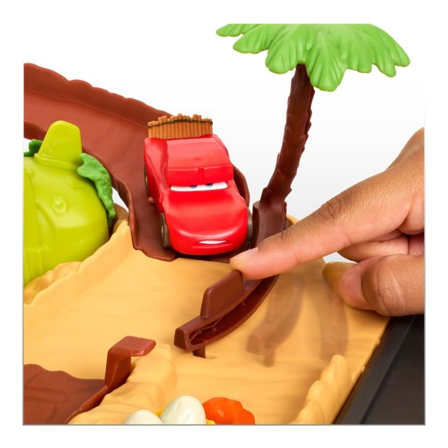 CARS SET DE JOACA DINO SI MASINUTA CAVE FULGER MCQUEEN VIVMTHMD74
