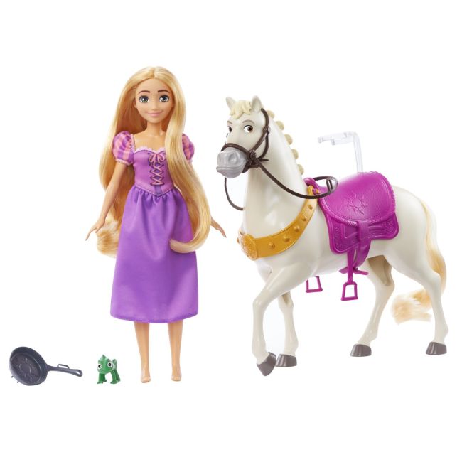 DISNEY PRINCESS SET PAPUSA RAPUNZEL SI CALUL MAXIMUS VIVMTHLW23