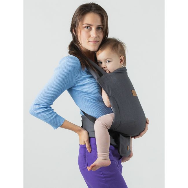 Marsupiu isara quick full buckle v2 graphite linen