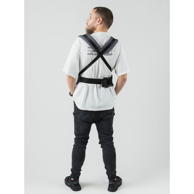 Marsupiu isara quick full buckle v2 graphite linen
