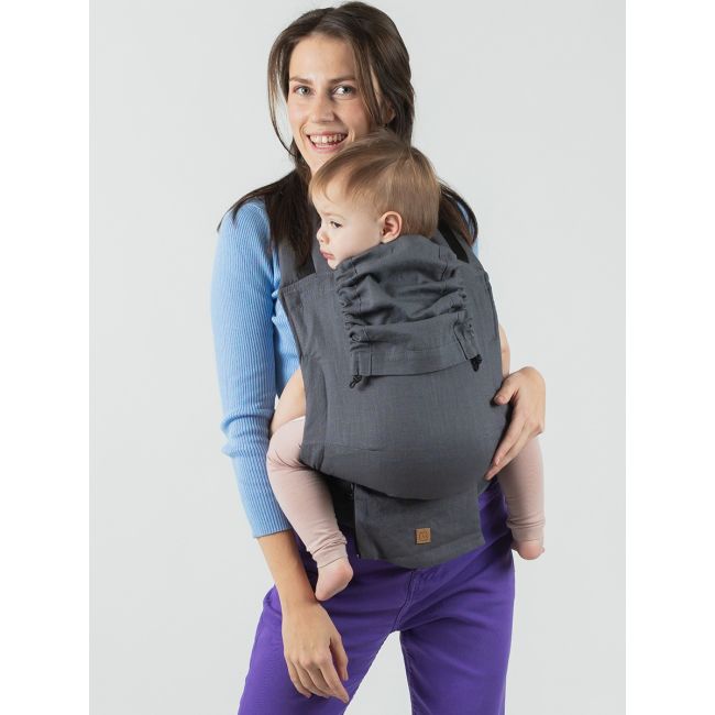 Marsupiu isara quick full buckle v2 graphite linen