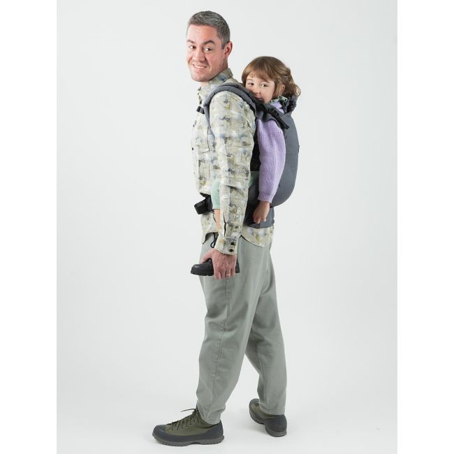 Marsupiu isara the one graphite linen