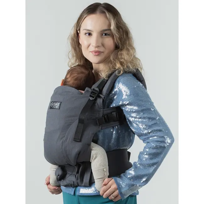 Marsupiu isara the one graphite linen