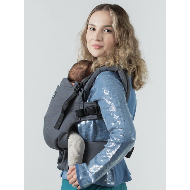 Marsupiu isara the one graphite linen