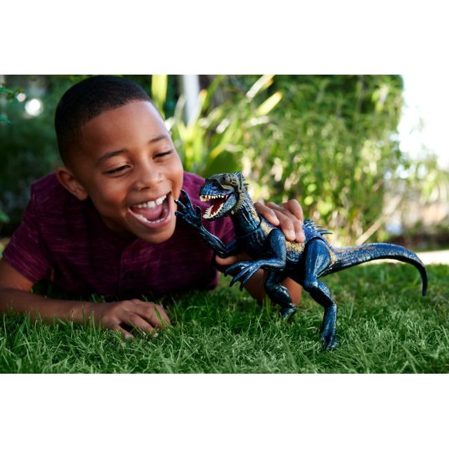 JURASSIC WORLD DINO TRACKERS TRACK N ATTACK  DINOZAUR INDORAPTOR VIVMTHKY11