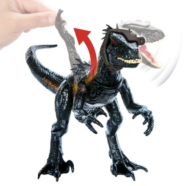 JURASSIC WORLD DINO TRACKERS TRACK N ATTACK  DINOZAUR INDORAPTOR VIVMTHKY11