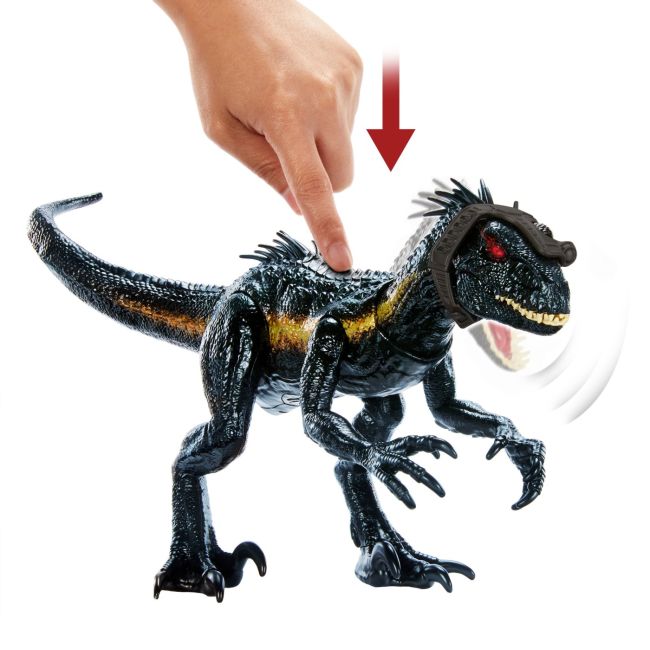JURASSIC WORLD DINO TRACKERS TRACK N ATTACK  DINOZAUR INDORAPTOR VIVMTHKY11