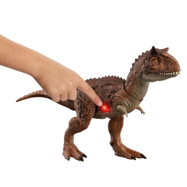 JURASSIC WORLD EPIC ATTACK BATTLE CHOMPIN DINOZAUR CARNOTAURUS VIVMTHND19