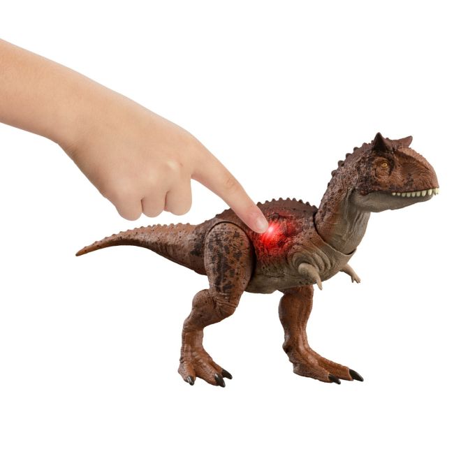 JURASSIC WORLD EPIC ATTACK BATTLE CHOMPIN DINOZAUR CARNOTAURUS VIVMTHND19