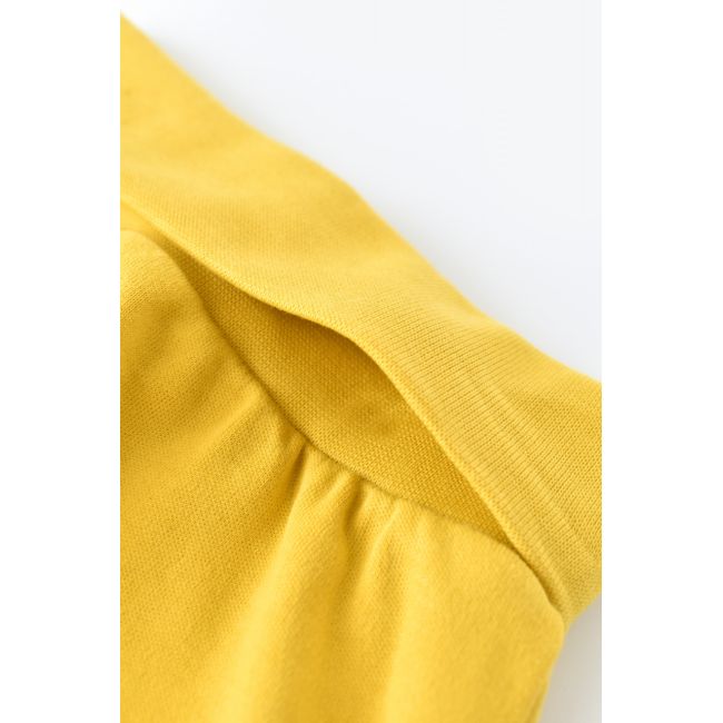 Pantaloni Bebe Unisex din bumbac organic Galben deschis (Marime: 12-18 Luni) JEMBC-CSY5623-6
