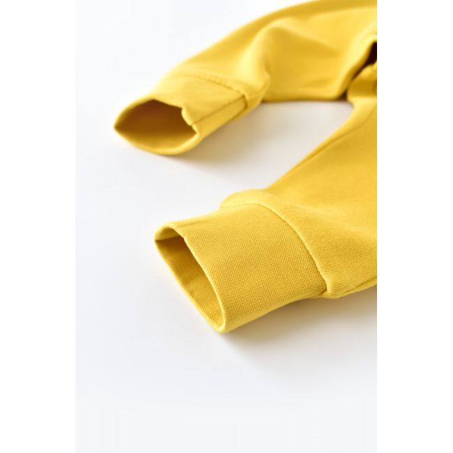Pantaloni Bebe Unisex din bumbac organic Galben deschis (Marime: 3-6 Luni) JEMBC-CSY5623-3