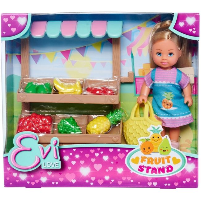Papusa simba evi love fruit stand 12 cm cu accesorii hubs105733563