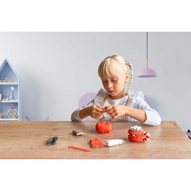 Set Air Clay cu argila usoara pentru modelaj Lovin - 6 culori - Squishy Hero - Cupcao KRTOK70125