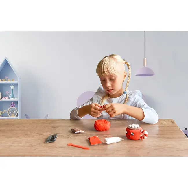 Set Air Clay cu argila usoara pentru modelaj Lovin - 6 culori - Squishy Hero - Cupcao KRTOK70125
