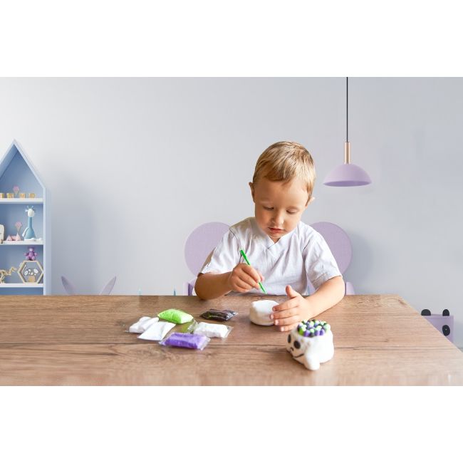 Set Air Clay cu argila usoara pentru modelaj Lovin - 6 culori - Squishy Hero - Scary Ghost KRTOK70126