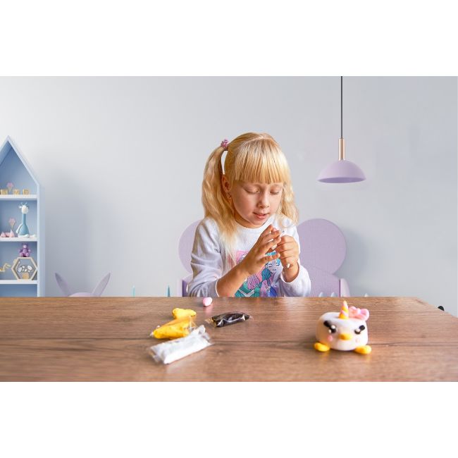 Set Air Clay cu argila usoara pentru modelaj Lovin - 6 culori - Squishy Hero - Teensy-Weensy KRTOK70129