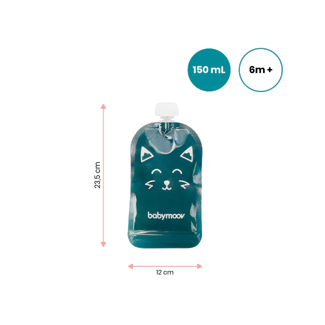 Babymoov - set 20 pungi reutilizabile de hranire isy bbba004550
