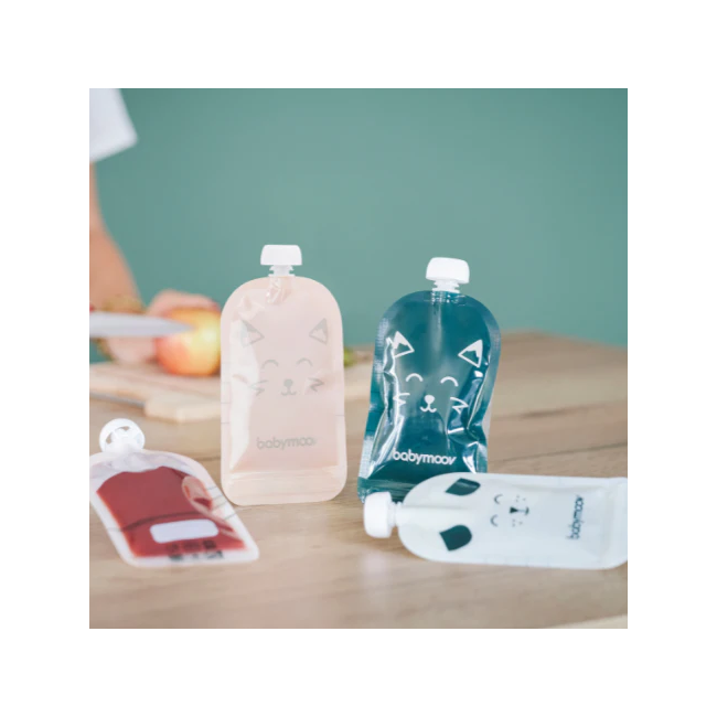 Babymoov - set 20 pungi reutilizabile de hranire isy bbba004550