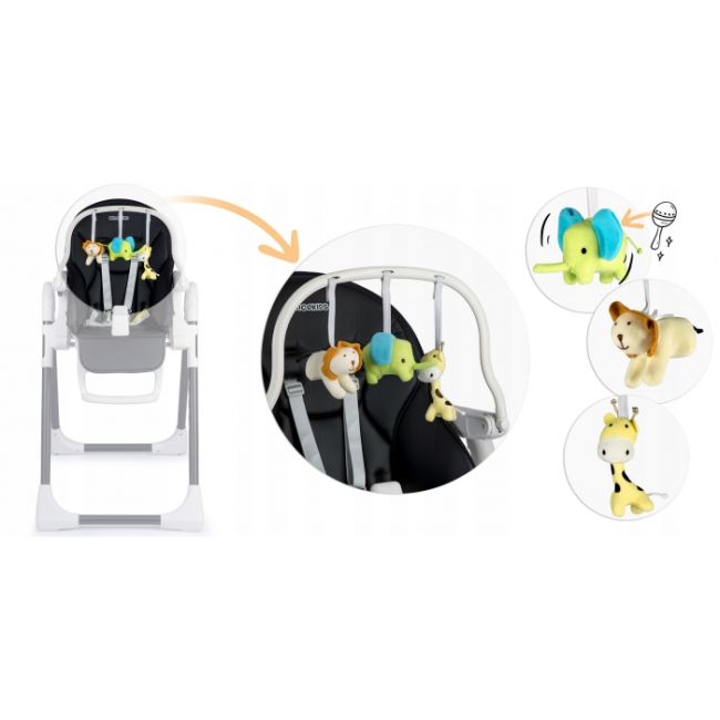 Bara cu jucarii pentru scaunul de masa belo/lindo/tugo ricokids 7250  edeedi7250