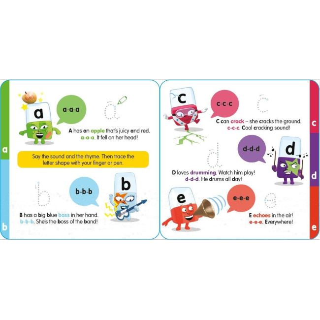 Carticica scriu si sterg  alphablocks - abc