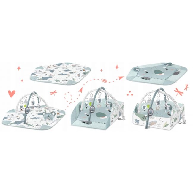 Salteluta de joaca pentru copii 136 x 136 cm nukido koala 730100 edeedi730100