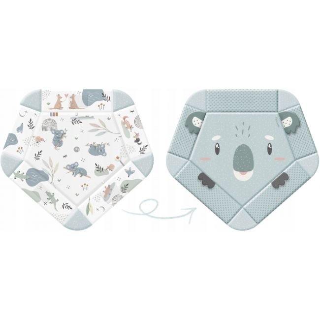 Salteluta de joaca pentru copii 136 x 136 cm nukido koala 730100 edeedi730100