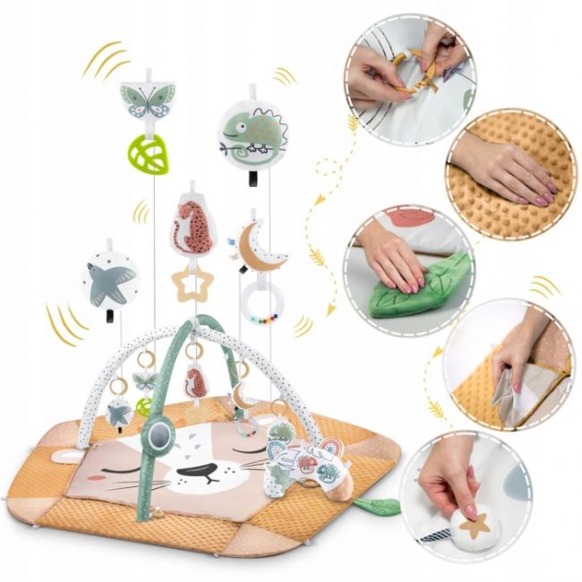 Salteluta de joaca pentru copii nukido lew 730101 - crem edeedi730101