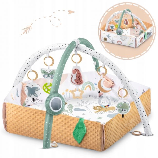 Salteluta de joaca pentru copii nukido lew 730101 - crem edeedi730101