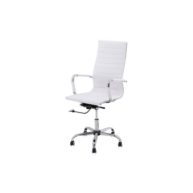 Scaun birou off 802, ergomic, mecanism balans si rotire, baza cromata, 110 kg drm975