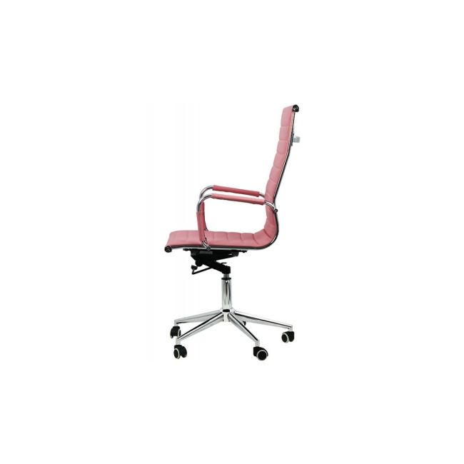 Scaun birou off 802, ergomic, mecanism balans si rotire, baza cromata, 110 kg drm975