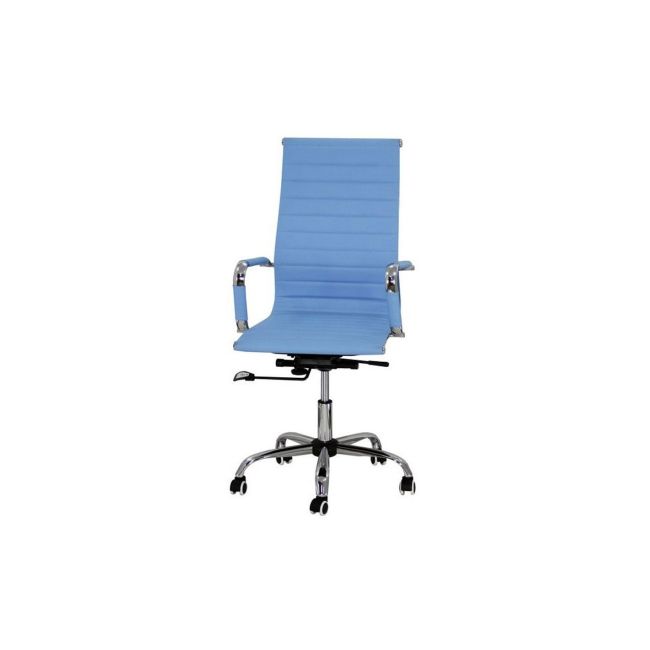 Scaun birou off 802, ergomic, mecanism balans si rotire, baza cromata, 110 kg drm975