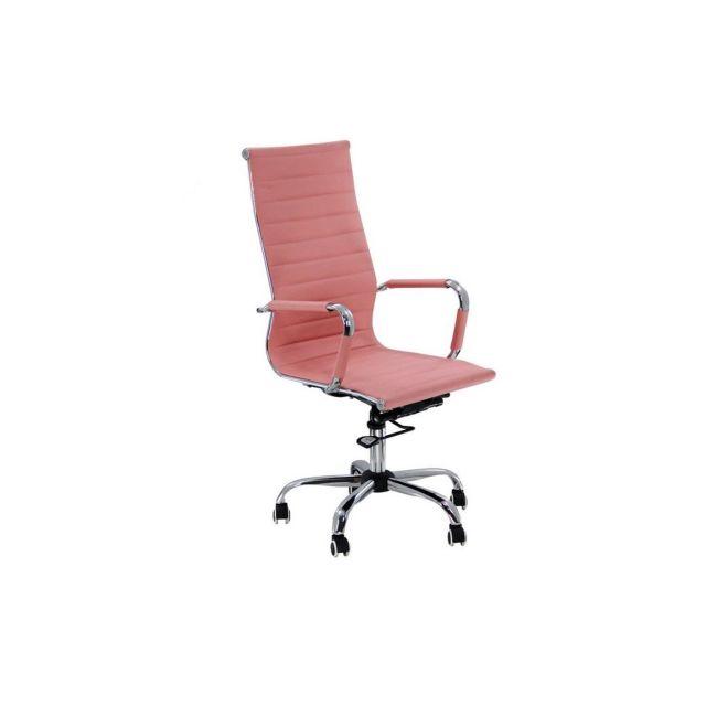 Scaun birou off 802, ergomic, mecanism balans si rotire, baza cromata, 110 kg drm975