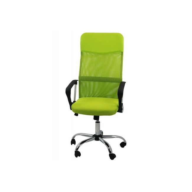 Scaun birou ergonomic mesh off 907, baza cromata, cu tetiera, mecanism de balans, 110 kg drm999