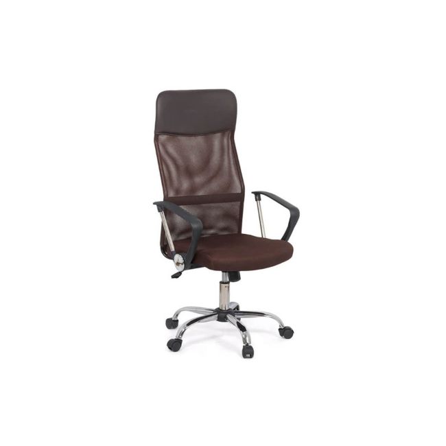 Scaun birou ergonomic mesh off 907, baza cromata, cu tetiera, mecanism de balans, 110 kg drm999