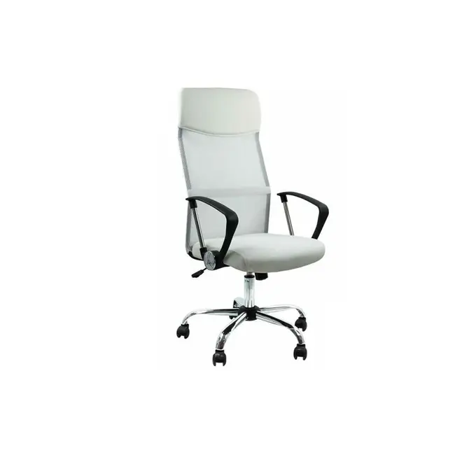 Scaun birou ergonomic mesh off 907, baza cromata, cu tetiera, mecanism de balans, 110 kg drm999