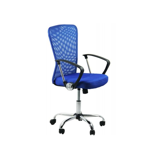 Scaun birou mesh off 622, inaltime reglabila, cadru cromat, brate polipropilena, 110 kg drm978