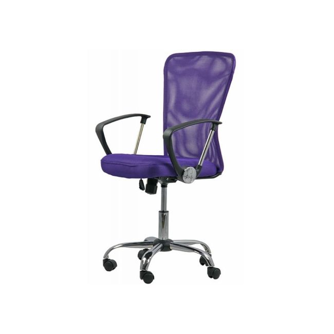 Scaun birou mesh off 622, inaltime reglabila, cadru cromat, brate polipropilena, 110 kg drm978