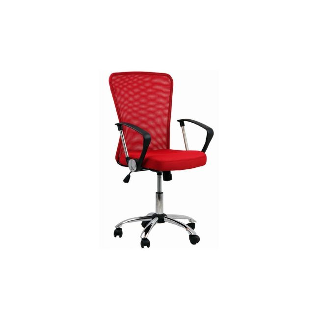 Scaun birou mesh off 622, inaltime reglabila, cadru cromat, brate polipropilena, 110 kg drm978