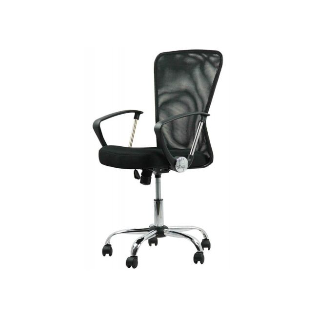 Scaun birou mesh off 622, inaltime reglabila, cadru cromat, brate polipropilena, 110 kg drm978